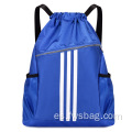 Mochila de la correa de nylon de moda personalizada Bolsas de mochila del gimnasio deportivo para hombres para hombres con logotipo